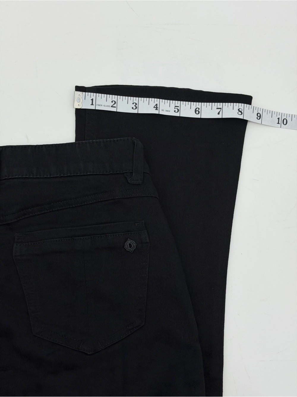 Democracy Ab"solution Kathryn Black Itty Bitty Bootcut Jeans Mid Rise 2P Petite - Picture 13 of 14